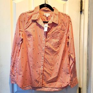 Gap Ladies striped shirt NWT